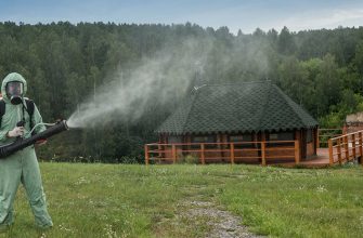 Обработка участка от клещей в Московской области